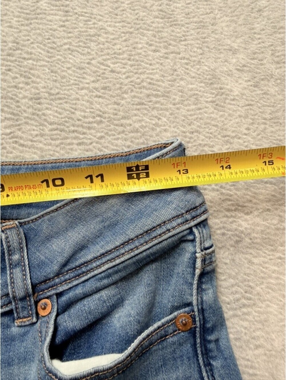 American Eagle Womens Kick Boot Flare Jeans 2 Regular Blue Wash Next Level - Picture 6 of 11